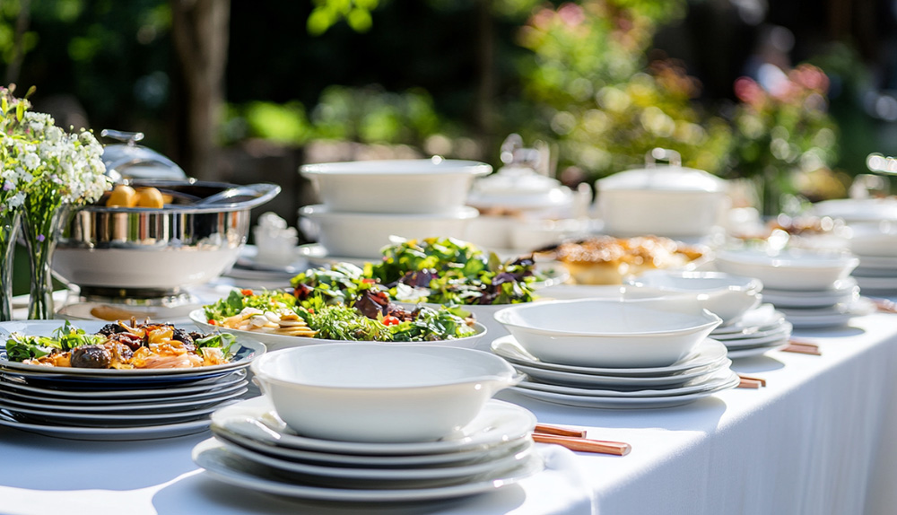 Crockery rental