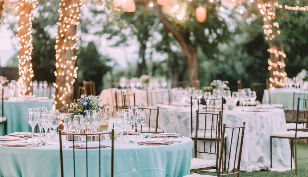 Customized backdrop rental